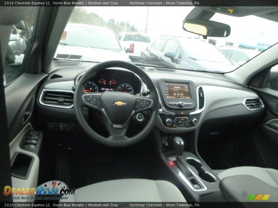 2019 Chevrolet Equinox LS Storm Blue Metallic / Medium Ash Gray Photo #12