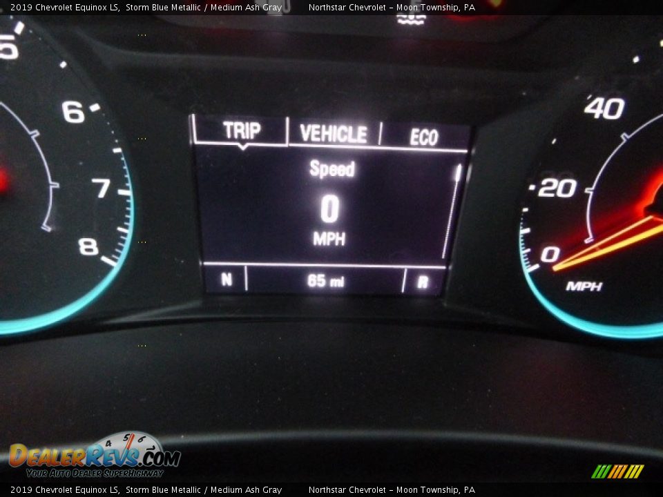 2019 Chevrolet Equinox LS Storm Blue Metallic / Medium Ash Gray Photo #20