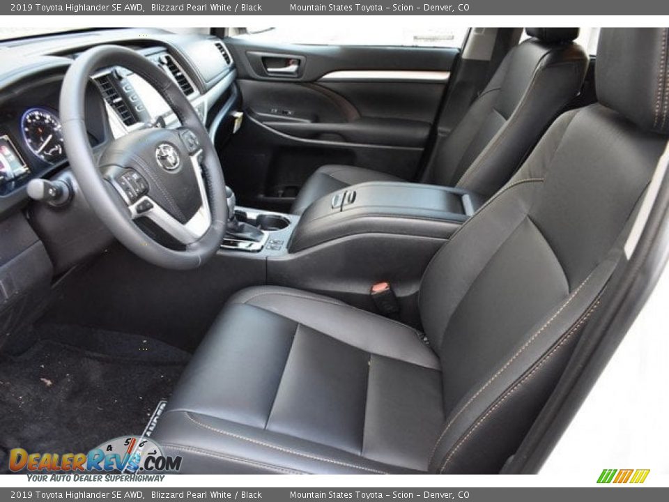 2019 Toyota Highlander SE AWD Blizzard Pearl White / Black Photo #6