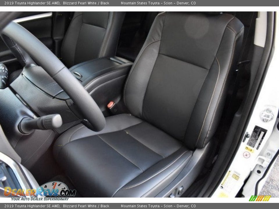 2019 Toyota Highlander SE AWD Blizzard Pearl White / Black Photo #7