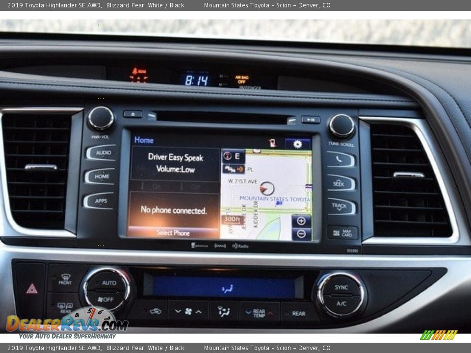 2019 Toyota Highlander SE AWD Blizzard Pearl White / Black Photo #10