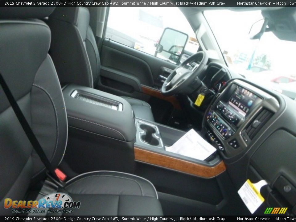 2019 Chevrolet Silverado 2500HD High Country Crew Cab 4WD Summit White / High Country Jet Black/­Medium Ash Gray Photo #9