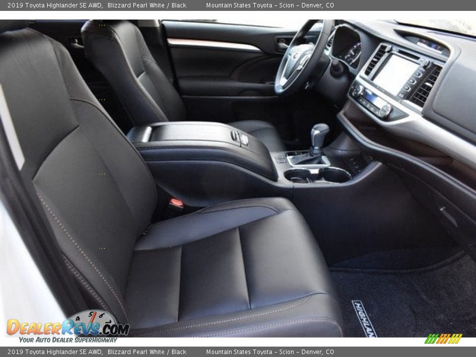 2019 Toyota Highlander SE AWD Blizzard Pearl White / Black Photo #12