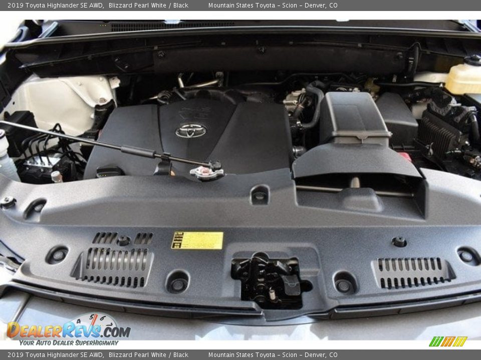 2019 Toyota Highlander SE AWD Blizzard Pearl White / Black Photo #34