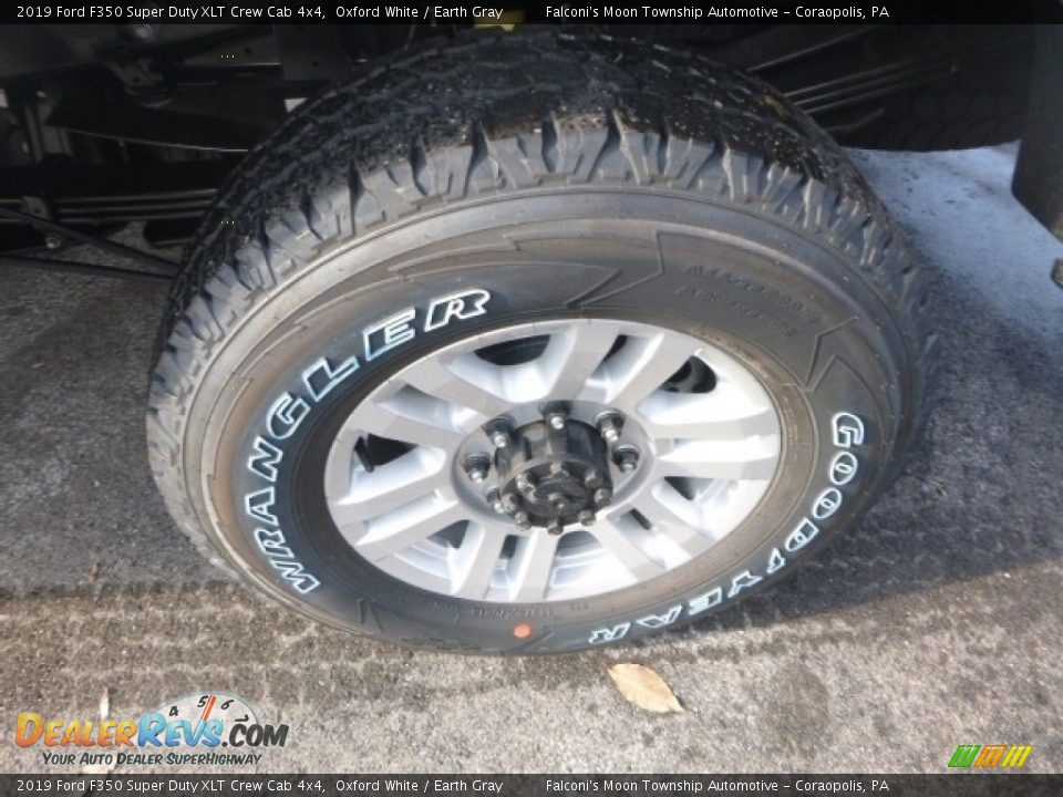 2019 Ford F350 Super Duty XLT Crew Cab 4x4 Oxford White / Earth Gray Photo #7