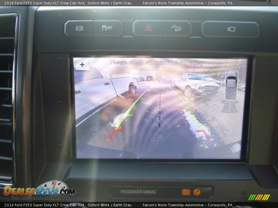 2019 Ford F350 Super Duty XLT Crew Cab 4x4 Oxford White / Earth Gray Photo #14