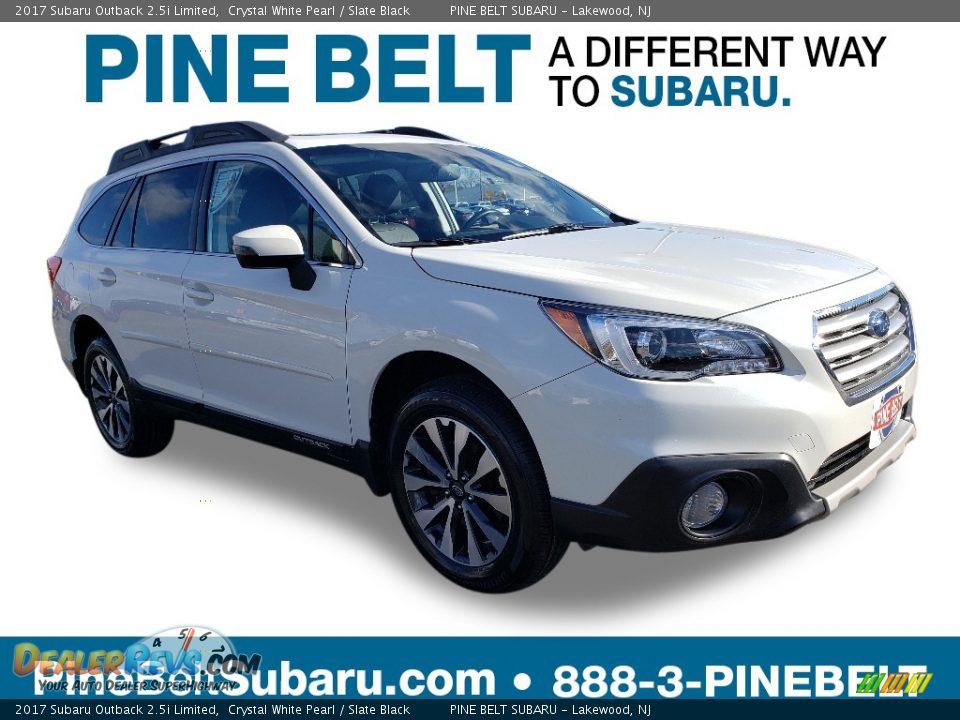 2017 Subaru Outback 2.5i Limited Crystal White Pearl / Slate Black Photo #1