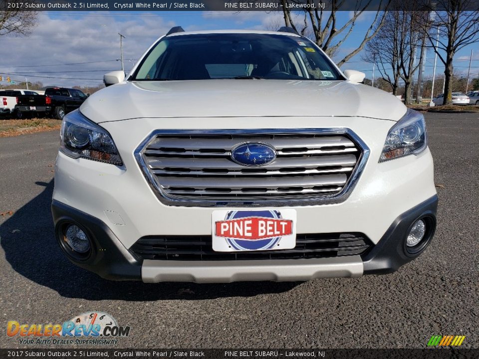 2017 Subaru Outback 2.5i Limited Crystal White Pearl / Slate Black Photo #2