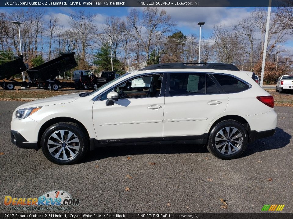 2017 Subaru Outback 2.5i Limited Crystal White Pearl / Slate Black Photo #4