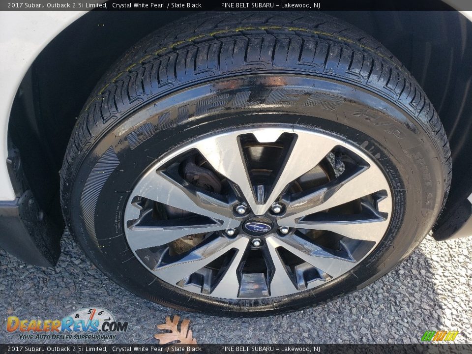2017 Subaru Outback 2.5i Limited Crystal White Pearl / Slate Black Photo #9