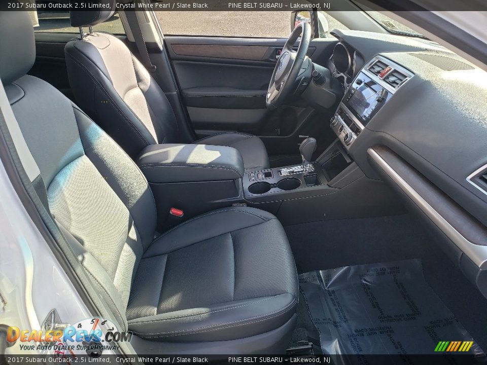 2017 Subaru Outback 2.5i Limited Crystal White Pearl / Slate Black Photo #12