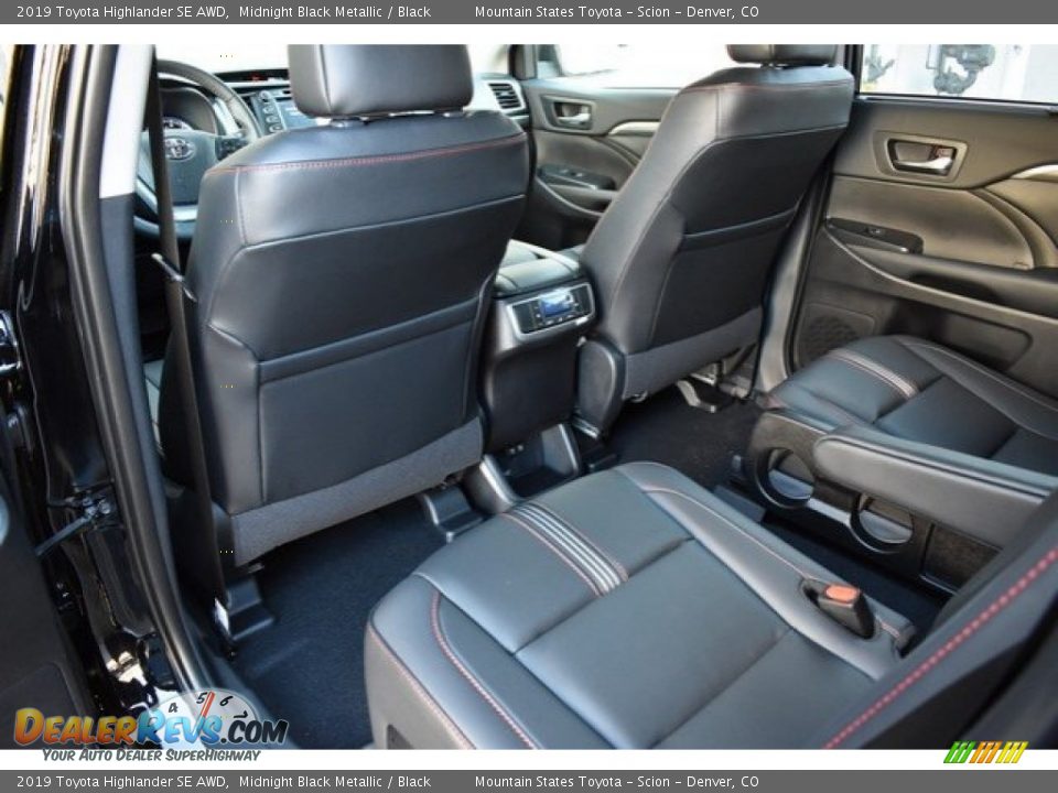 2019 Toyota Highlander SE AWD Midnight Black Metallic / Black Photo #14