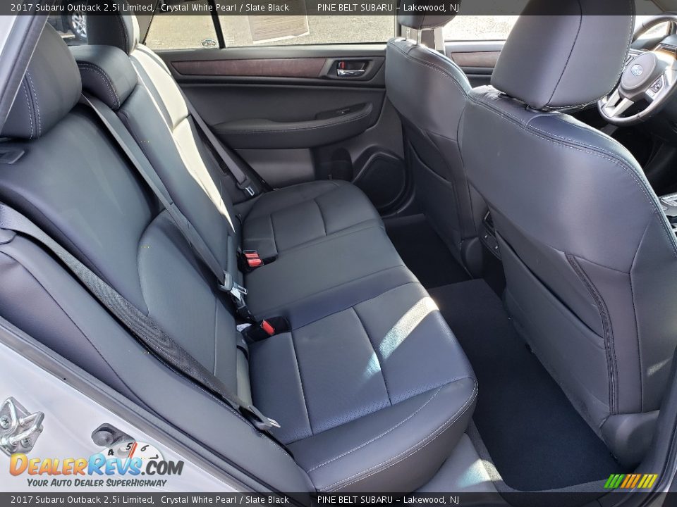 2017 Subaru Outback 2.5i Limited Crystal White Pearl / Slate Black Photo #14