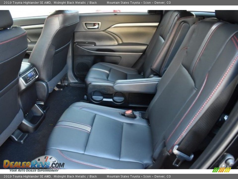 2019 Toyota Highlander SE AWD Midnight Black Metallic / Black Photo #15