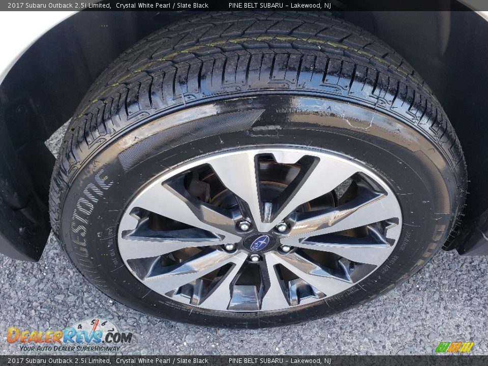 2017 Subaru Outback 2.5i Limited Crystal White Pearl / Slate Black Photo #15