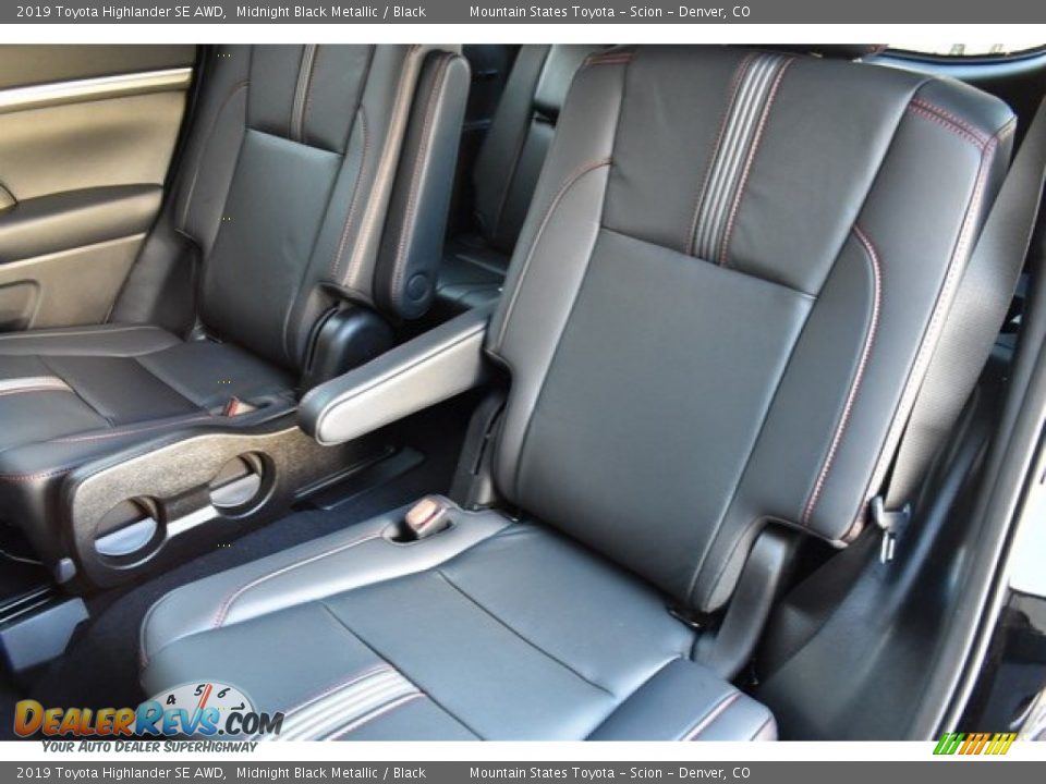 2019 Toyota Highlander SE AWD Midnight Black Metallic / Black Photo #16