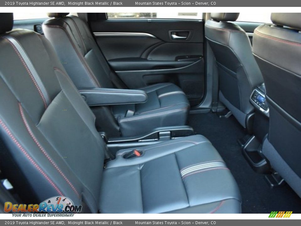 2019 Toyota Highlander SE AWD Midnight Black Metallic / Black Photo #19
