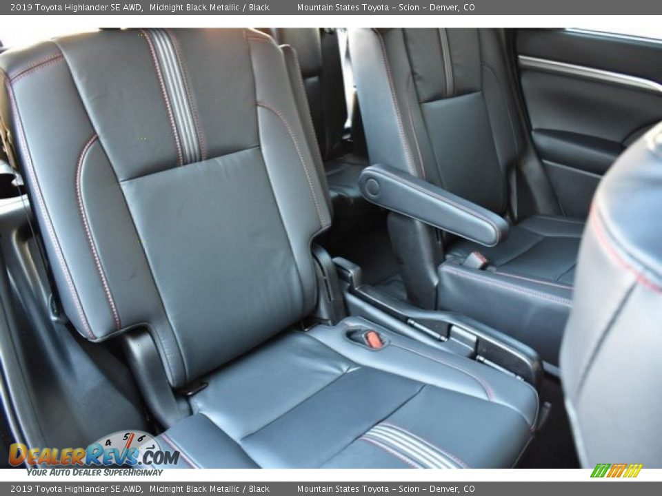 2019 Toyota Highlander SE AWD Midnight Black Metallic / Black Photo #20
