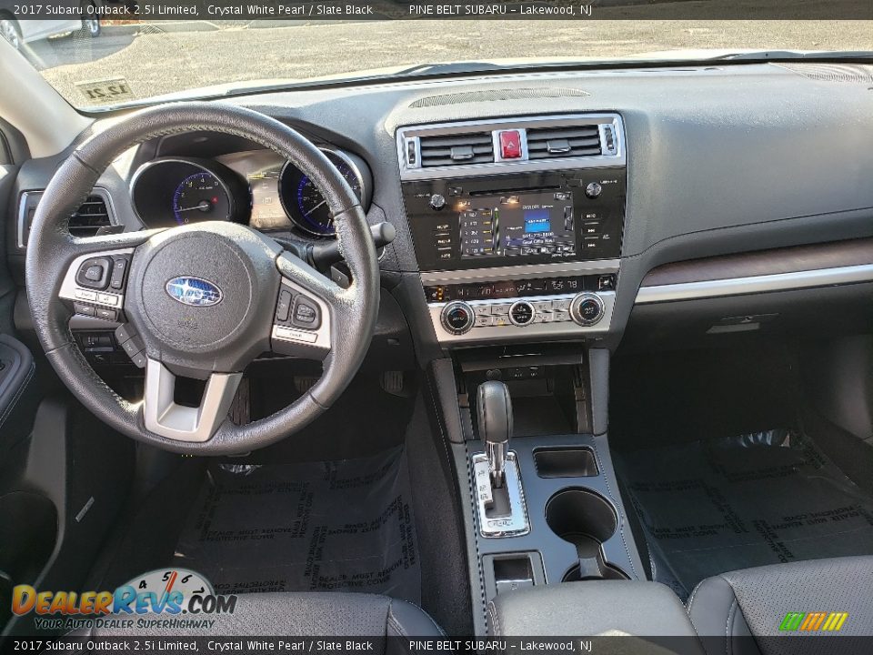 2017 Subaru Outback 2.5i Limited Crystal White Pearl / Slate Black Photo #21