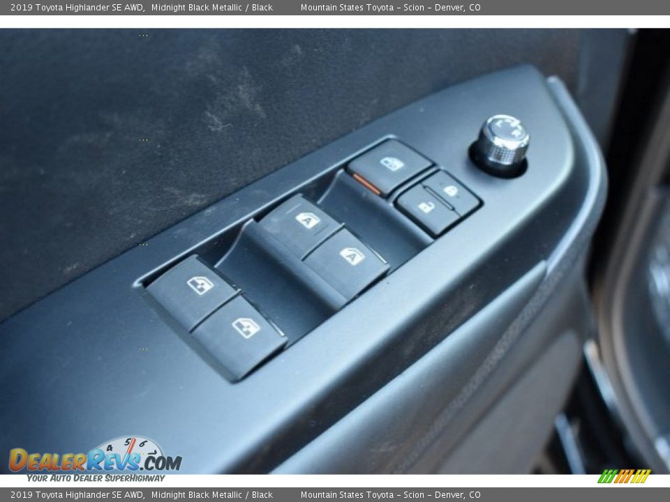 2019 Toyota Highlander SE AWD Midnight Black Metallic / Black Photo #27
