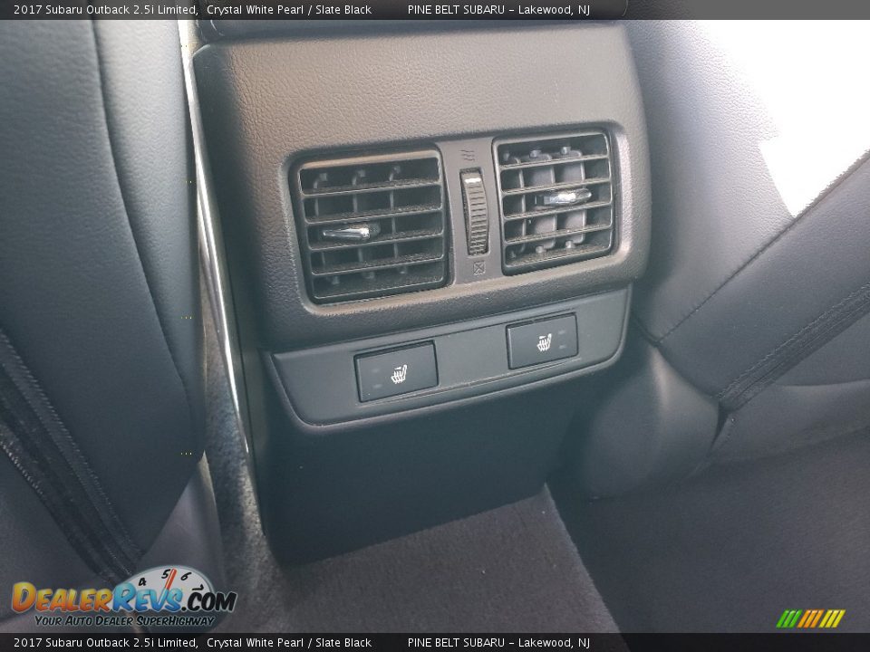 2017 Subaru Outback 2.5i Limited Crystal White Pearl / Slate Black Photo #22