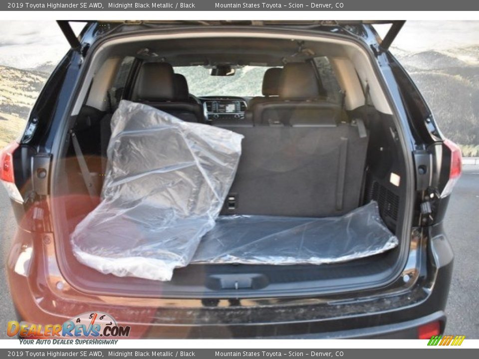 2019 Toyota Highlander SE AWD Midnight Black Metallic / Black Photo #33