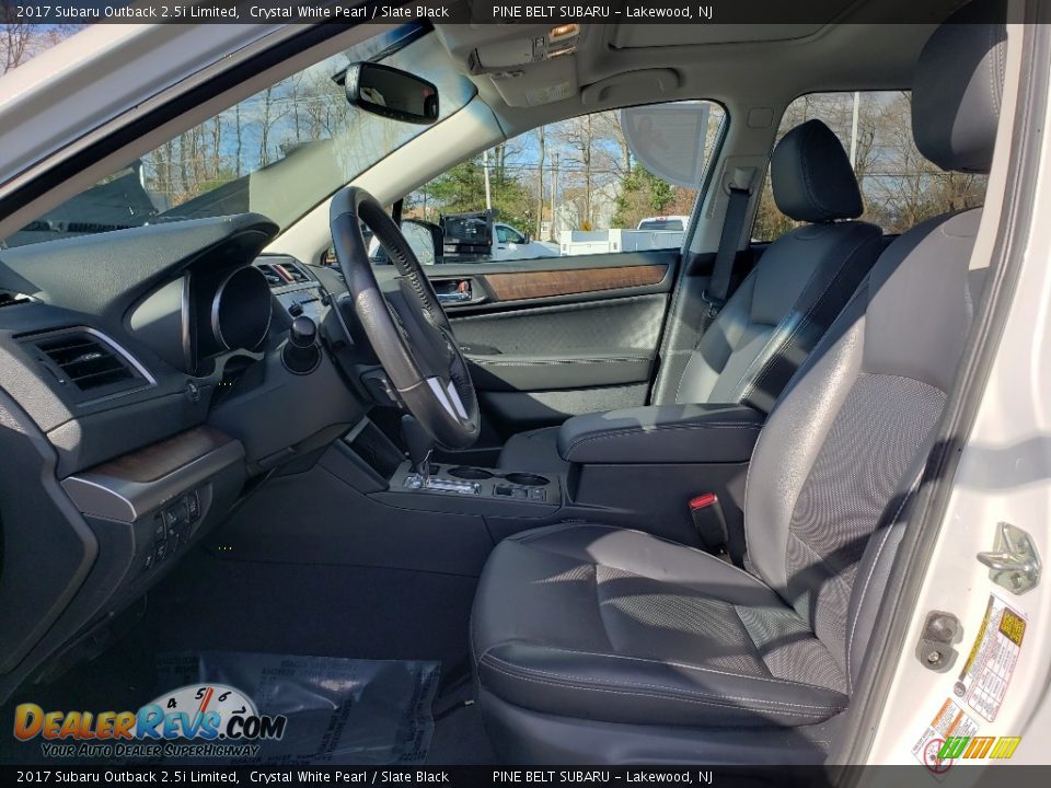 2017 Subaru Outback 2.5i Limited Crystal White Pearl / Slate Black Photo #26