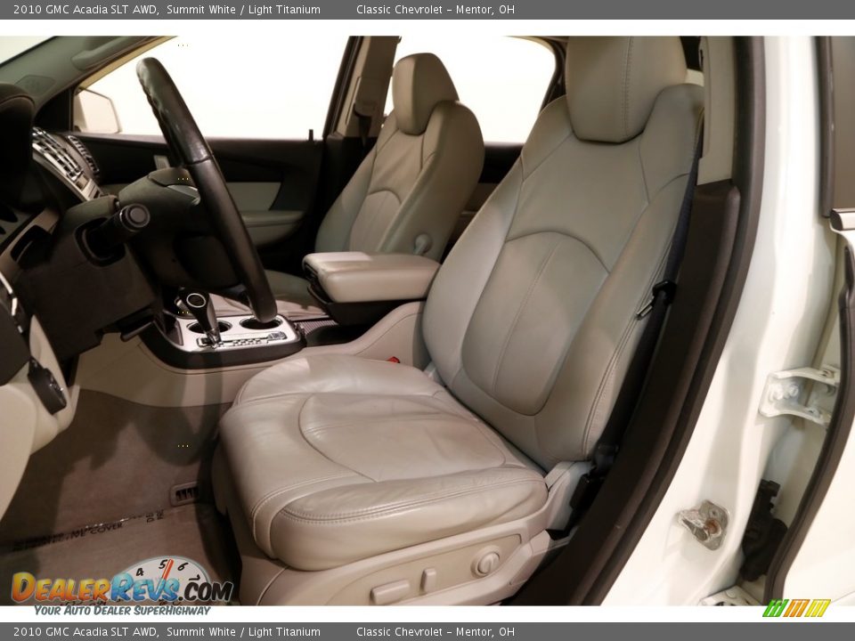 2010 GMC Acadia SLT AWD Summit White / Light Titanium Photo #5