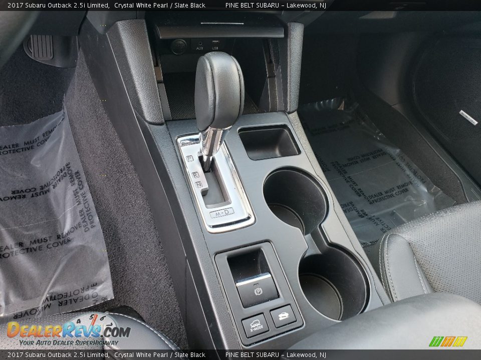 2017 Subaru Outback 2.5i Limited Crystal White Pearl / Slate Black Photo #28