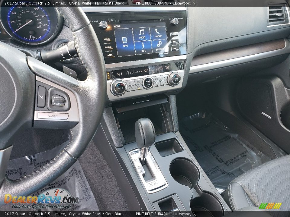 2017 Subaru Outback 2.5i Limited Crystal White Pearl / Slate Black Photo #29