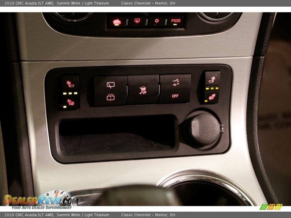 2010 GMC Acadia SLT AWD Summit White / Light Titanium Photo #10