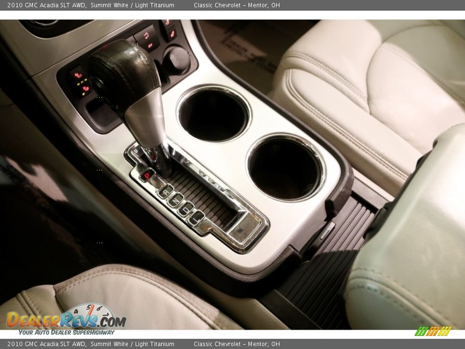 2010 GMC Acadia SLT AWD Summit White / Light Titanium Photo #11