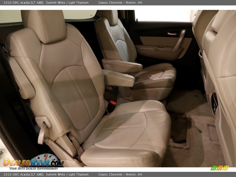 2010 GMC Acadia SLT AWD Summit White / Light Titanium Photo #13