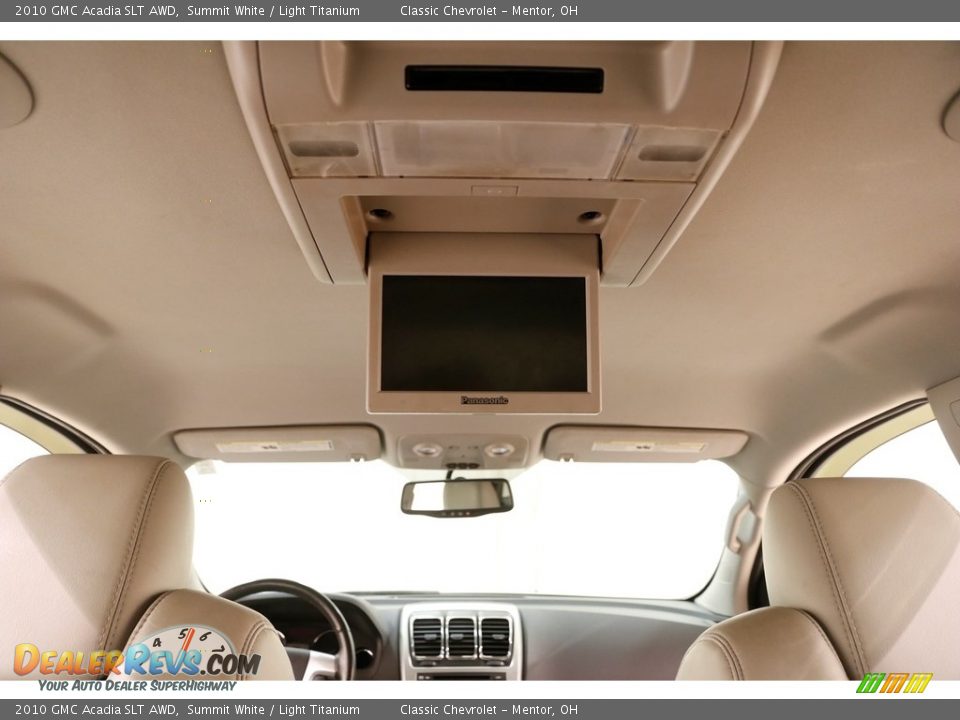 2010 GMC Acadia SLT AWD Summit White / Light Titanium Photo #16