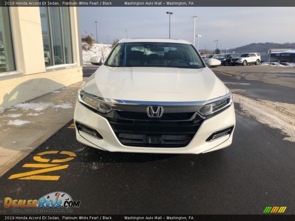 2019 Honda Accord EX Sedan Platinum White Pearl / Black Photo #4