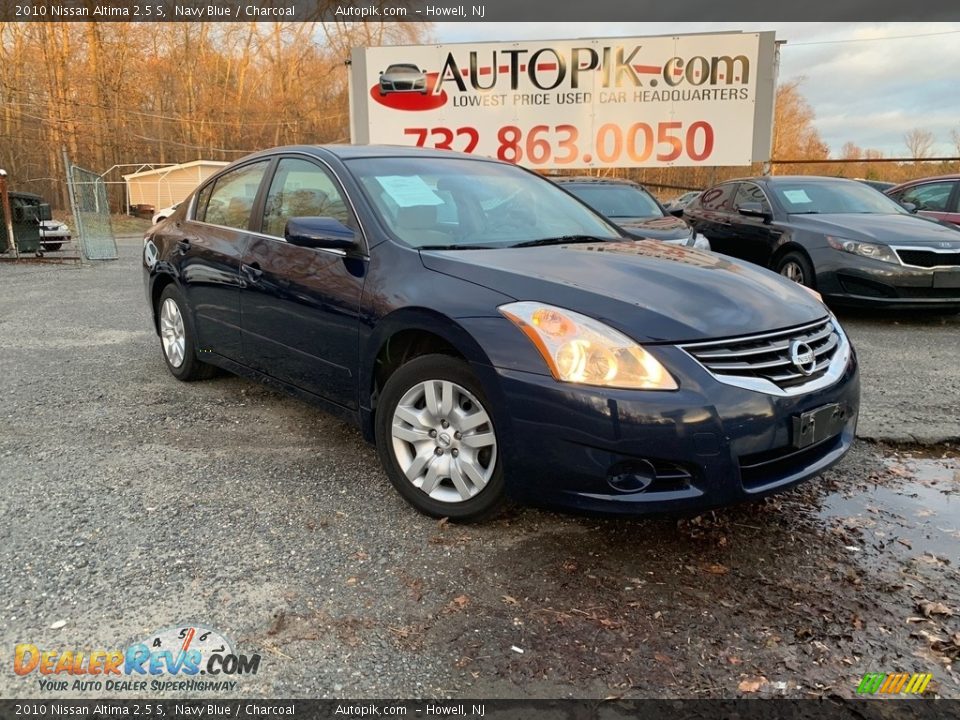 2010 Nissan Altima 2.5 S Navy Blue / Charcoal Photo #1