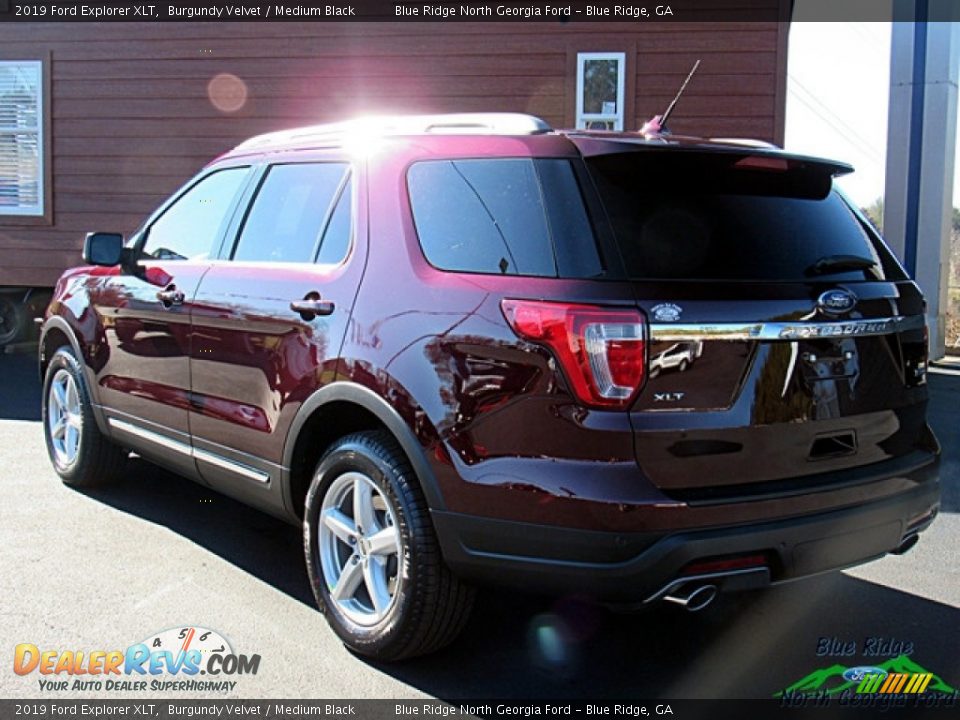 2019 Ford Explorer XLT Burgundy Velvet / Medium Black Photo #3