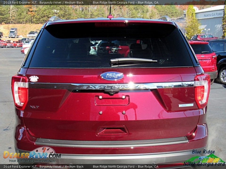 2019 Ford Explorer XLT Burgundy Velvet / Medium Black Photo #4