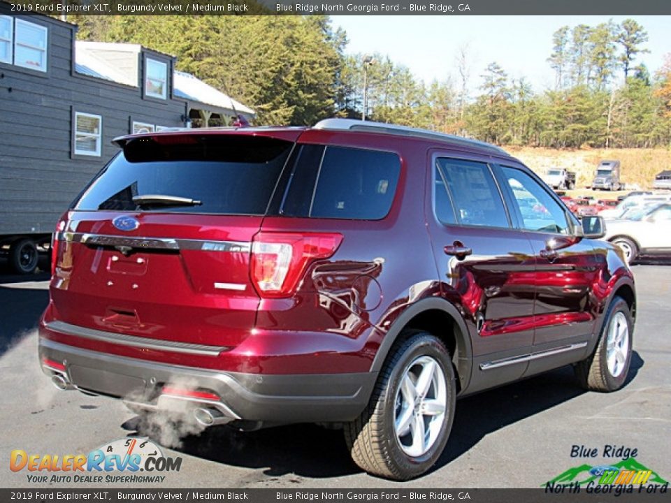 2019 Ford Explorer XLT Burgundy Velvet / Medium Black Photo #5