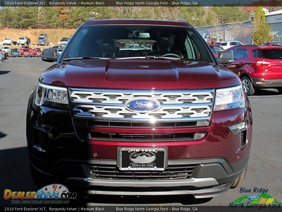 2019 Ford Explorer XLT Burgundy Velvet / Medium Black Photo #8