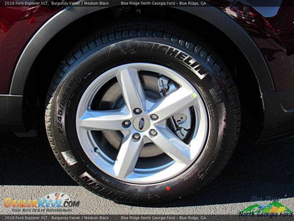2019 Ford Explorer XLT Burgundy Velvet / Medium Black Photo #9
