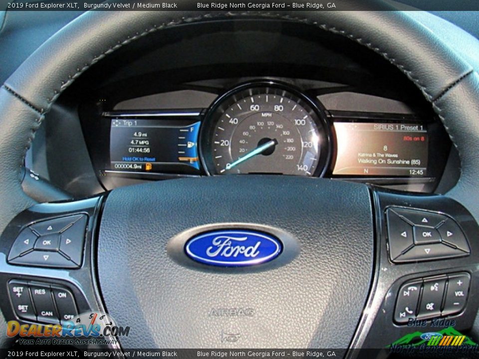 2019 Ford Explorer XLT Burgundy Velvet / Medium Black Photo #18