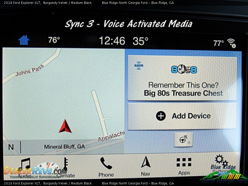 2019 Ford Explorer XLT Burgundy Velvet / Medium Black Photo #20