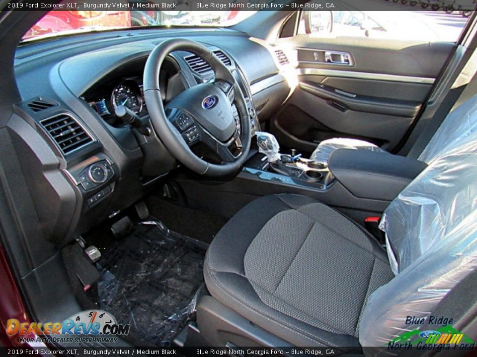 2019 Ford Explorer XLT Burgundy Velvet / Medium Black Photo #27