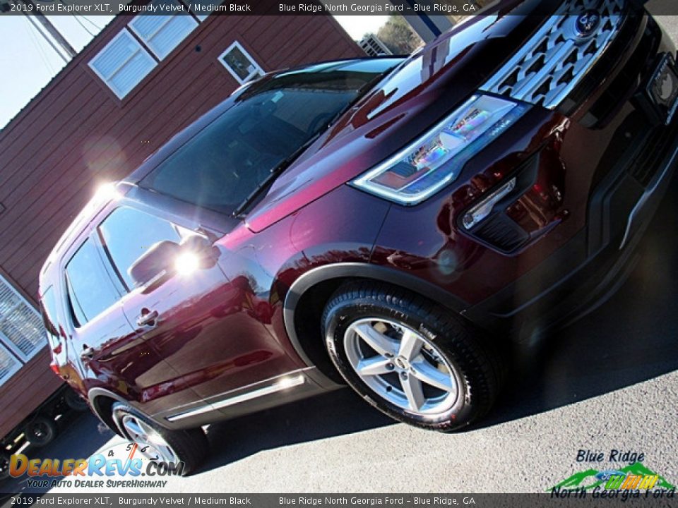 2019 Ford Explorer XLT Burgundy Velvet / Medium Black Photo #31