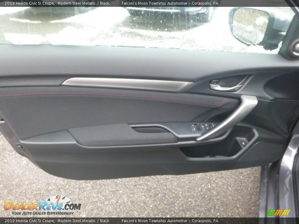 2019 Honda Civic Si Coupe Modern Steel Metallic / Black Photo #10