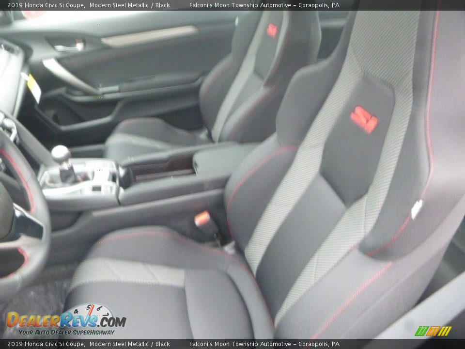 2019 Honda Civic Si Coupe Modern Steel Metallic / Black Photo #11