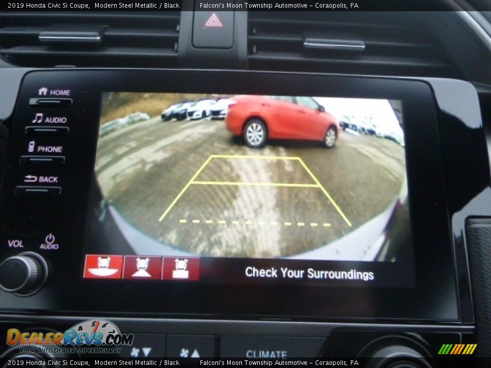 2019 Honda Civic Si Coupe Modern Steel Metallic / Black Photo #14