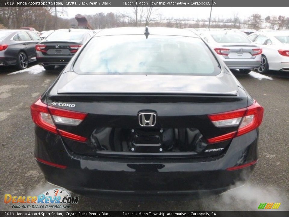 2019 Honda Accord Sport Sedan Crystal Black Pearl / Black Photo #3