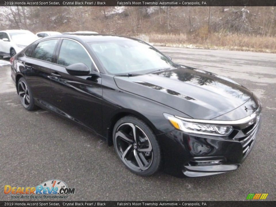 2019 Honda Accord Sport Sedan Crystal Black Pearl / Black Photo #5
